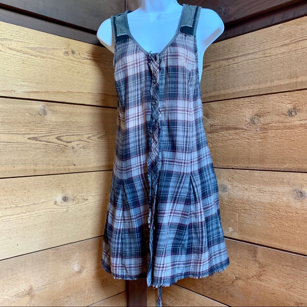 Free people flannel dress